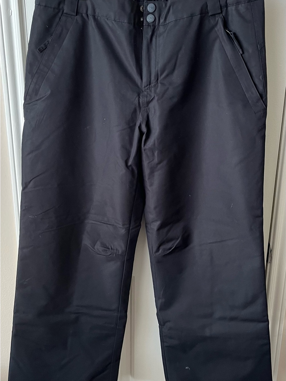 Obermeyer Men's Insulated Black Outdoor Snow Pants. Size L, 30” inseam.